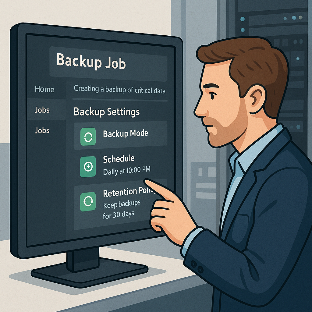 Veeam Backup настройка резервного копирования